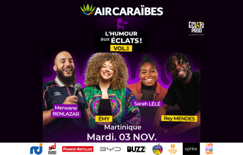 Plateau Humour Aux Eclats Vol 1 Avec Rey Mendes, Sarah Lele, Emy, Et Merwane Benlazar