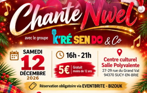 Chanté Nwel 2026 - Groupe K'Ré Sen Do & Co - Blanc & Rouge
