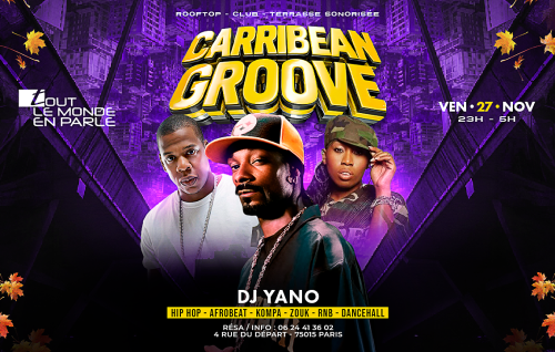 Soirée Caribbean Groove Club & Terrasse ( Gratuits Filles )