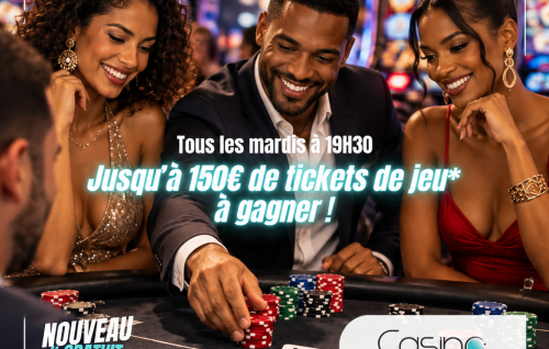 Tentez votre chance tous les mardis avec nos tournois de blackjack en live !