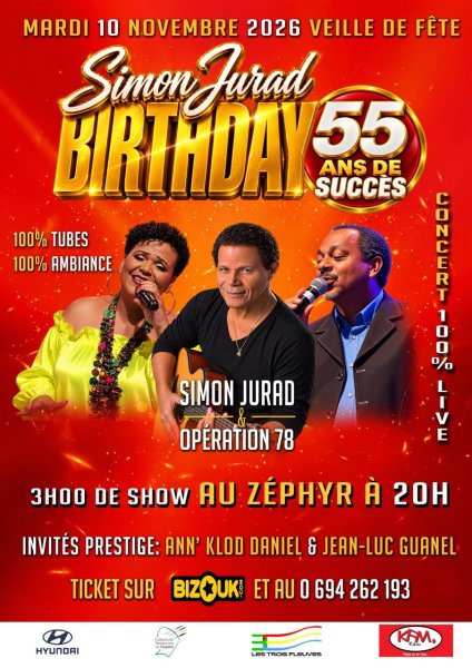 Simon Jurad Birthday 55 Ans De Succès