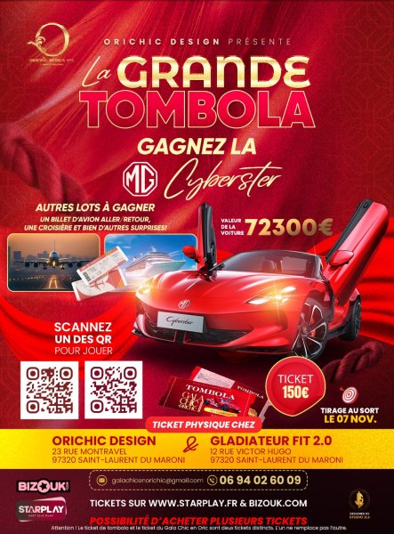 La Grande Tombola Du Gala Chic En Orichic