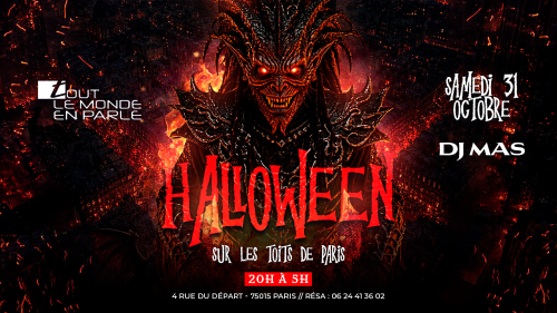 Halloween Sur Les Toits De Paris After Work + Club