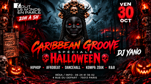 Soirée Caribbean Groove Special Halloween ( Gratuits Filles )