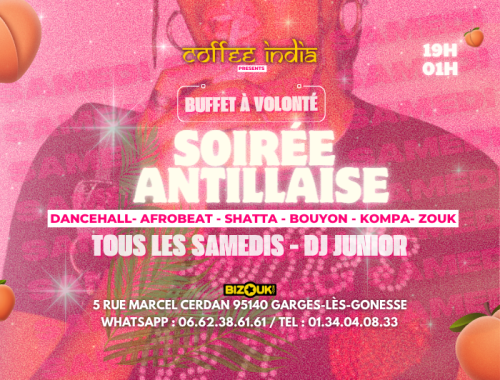 Soirée Antillaise & Buffet À Volonté Créole