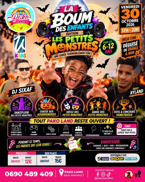 Pako Land - La Boum Des Enfants - Edition Les Petits Monstres