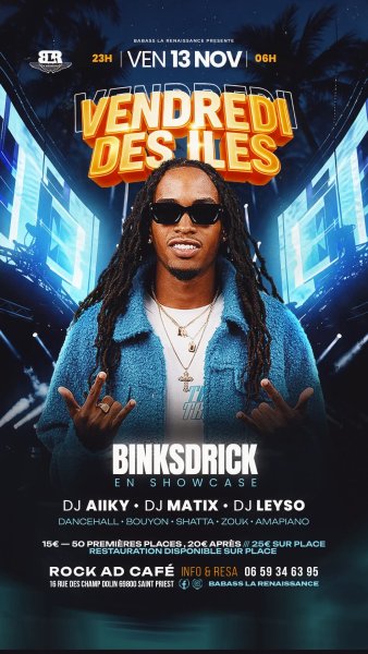 Binksdrick À Lyon (Le Vendredi Des Îles)