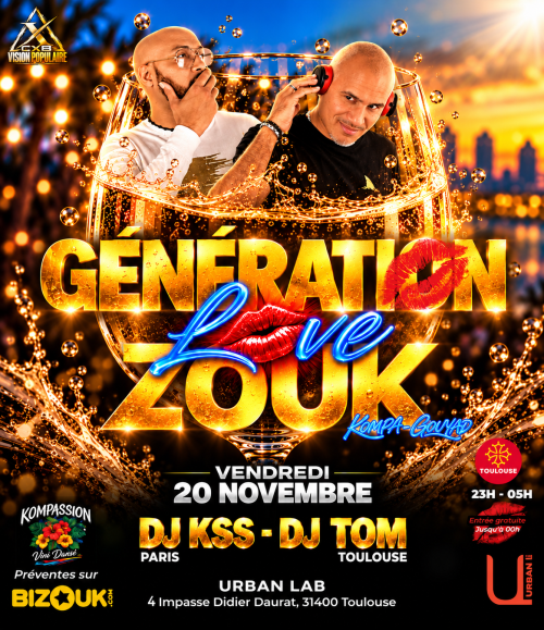 Génération Zouk Love + Stage De Kompa