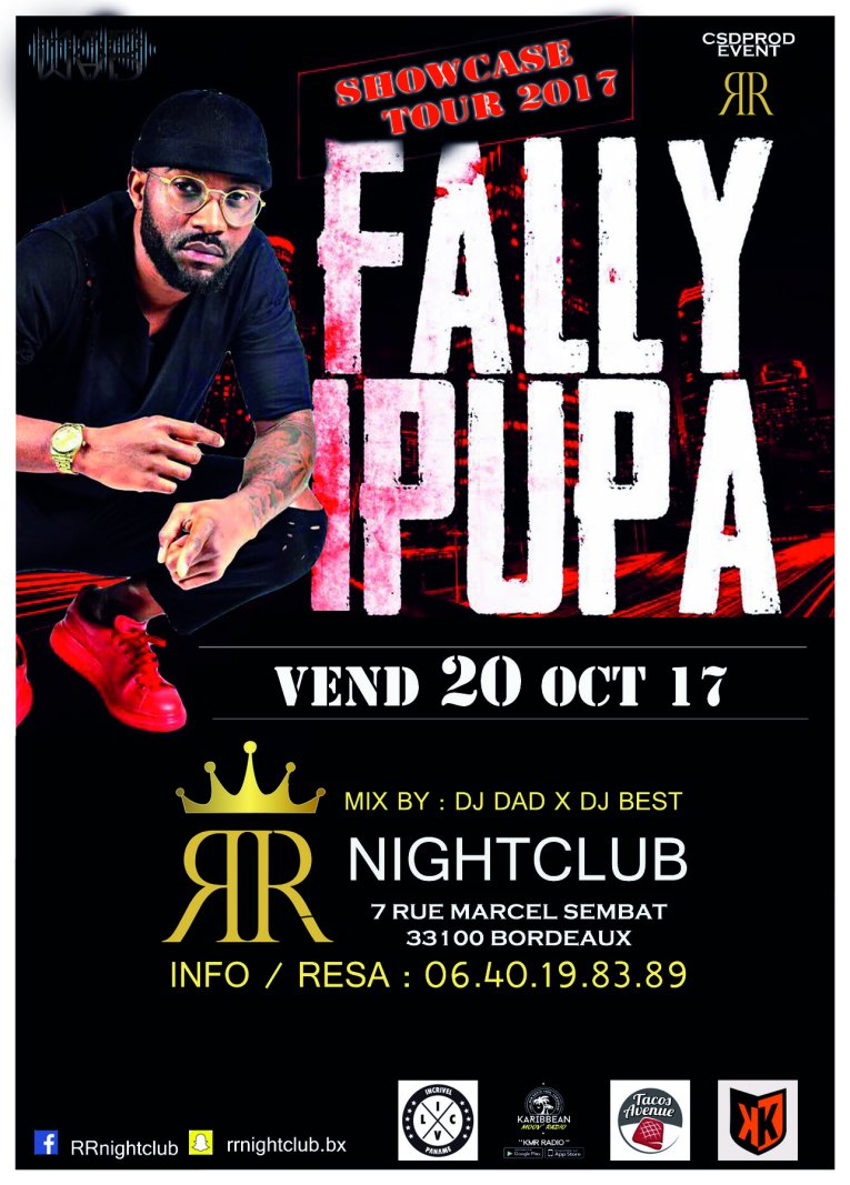 Fally Ipupa Showcase Tour 2017 - Affiche