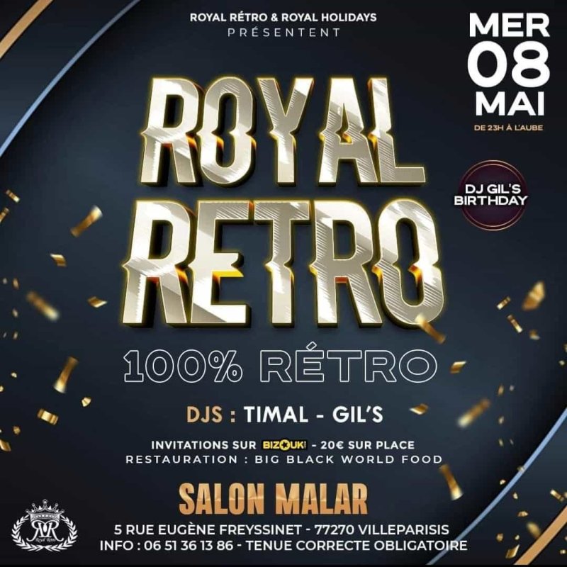 Royal Rétro  - Affiche