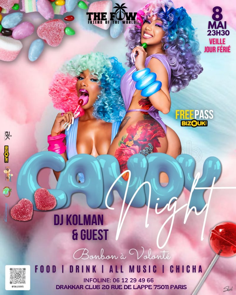 Candy Night - Affiche