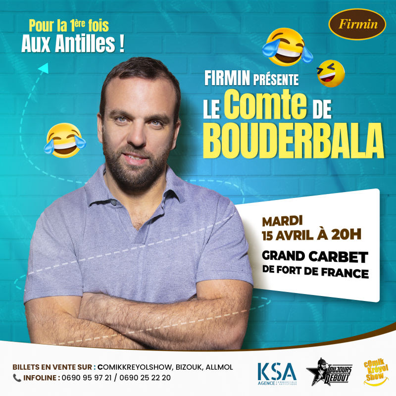 Le Comte De Bouderbala - Martinique - Affiche