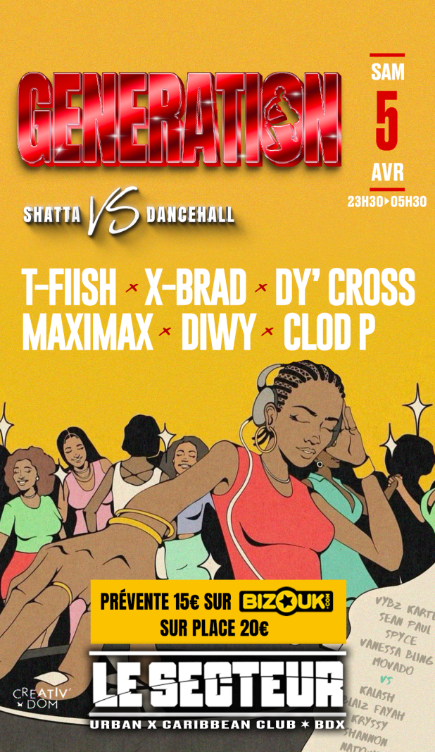 Génération Shatta Vs Dancehall  - Affiche