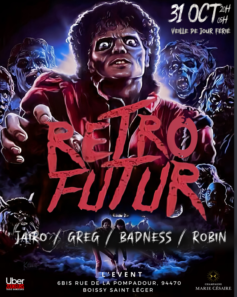Retro Futur Édition Halloween 2025 - Affiche