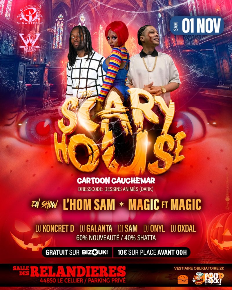 Scary House (Nantes) - Affiche