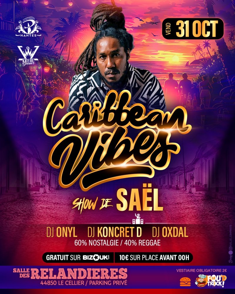 Caribbean Vibes (Nantes) - Affiche