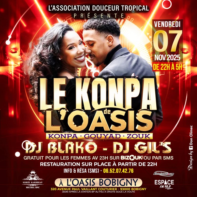 Le Konpa De L’Oasis - Affiche