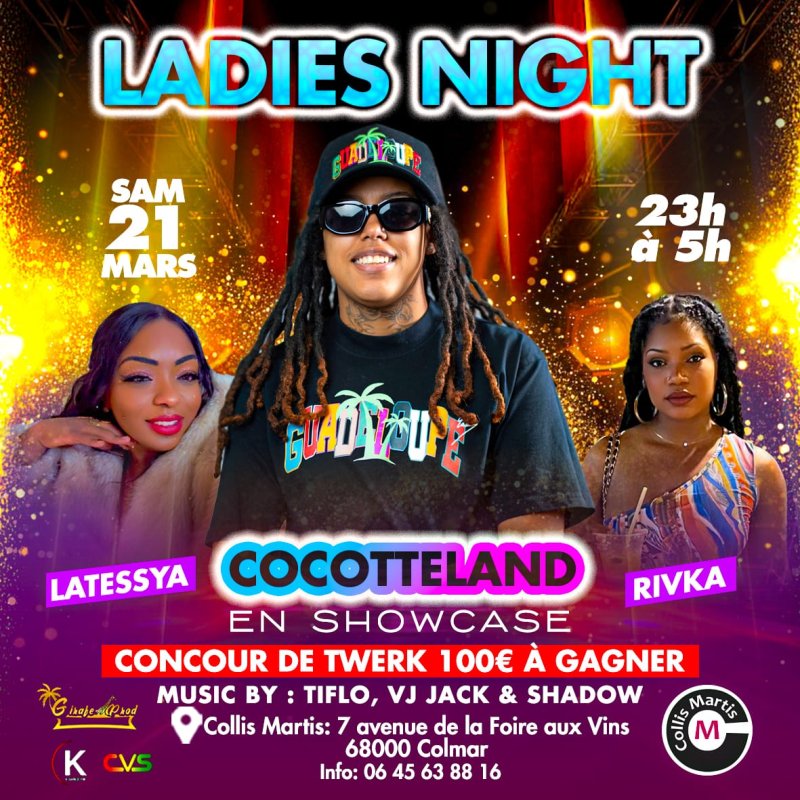 Ladies Night Cocotteland En Showcase  - Affiche
