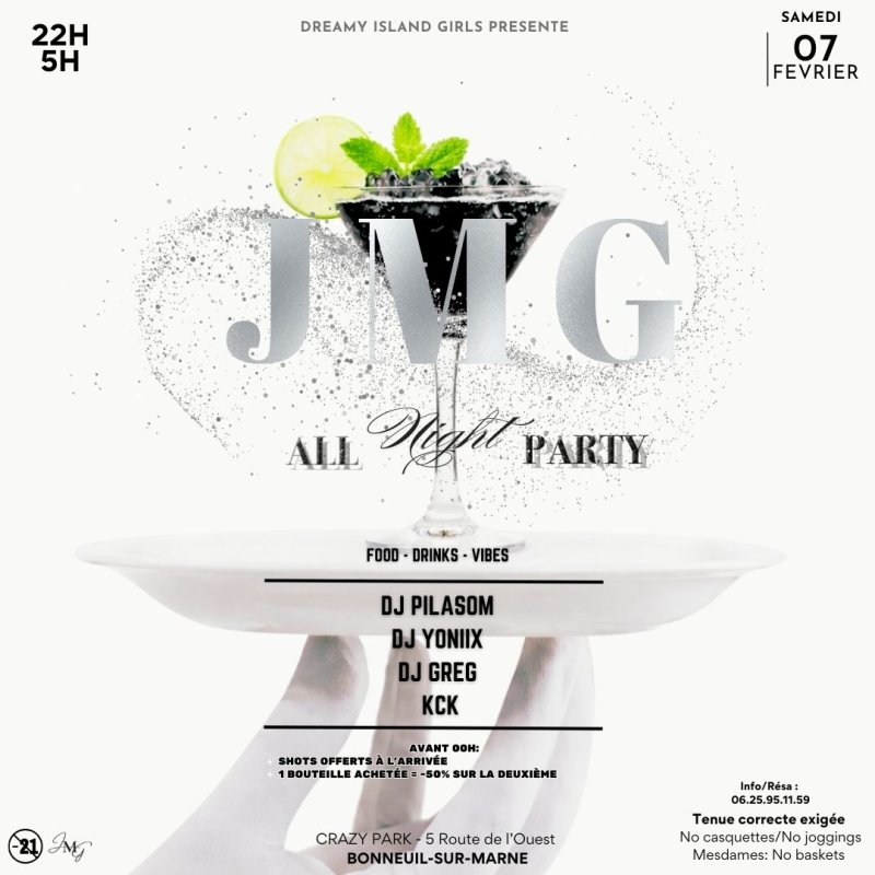Jmg Night Party - Affiche
