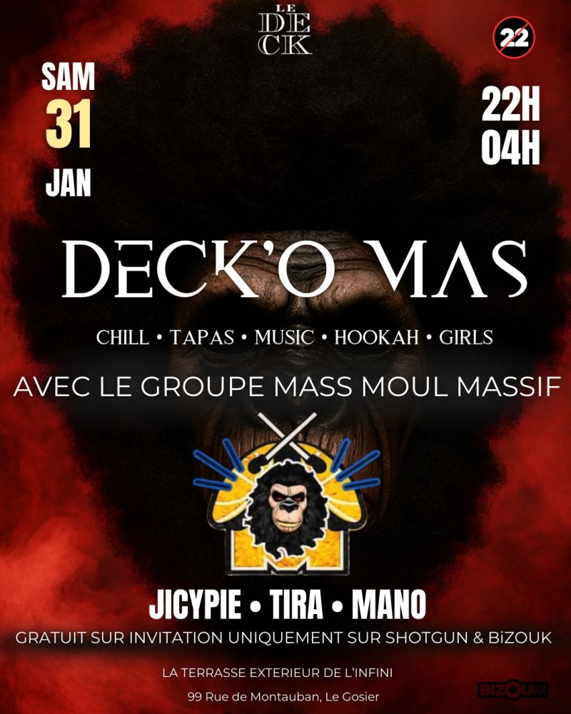 Deck’O Mas - Mas Moul Massif  En Show - Affiche