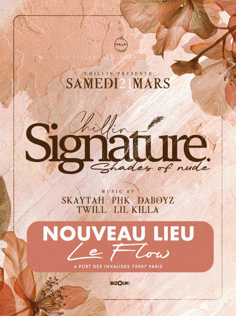 Chillin Signature - Affiche