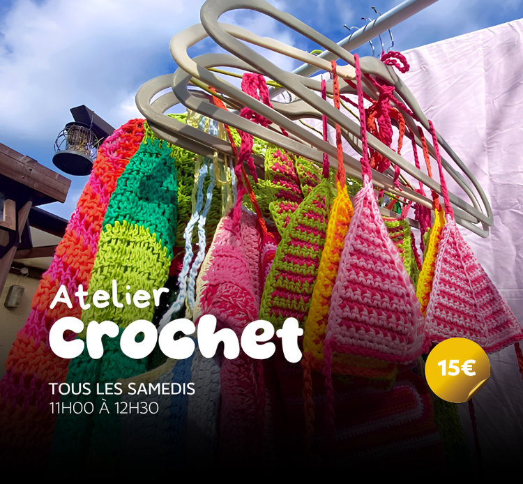 ❌complet ❌ Atelier Crochet - Affiche