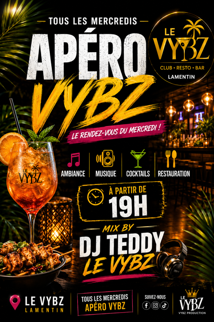 Apéro Vybz - 16092026 - Affiche