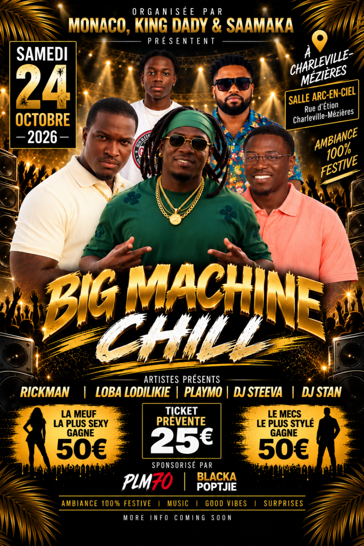 Big Machine Chill - Affiche