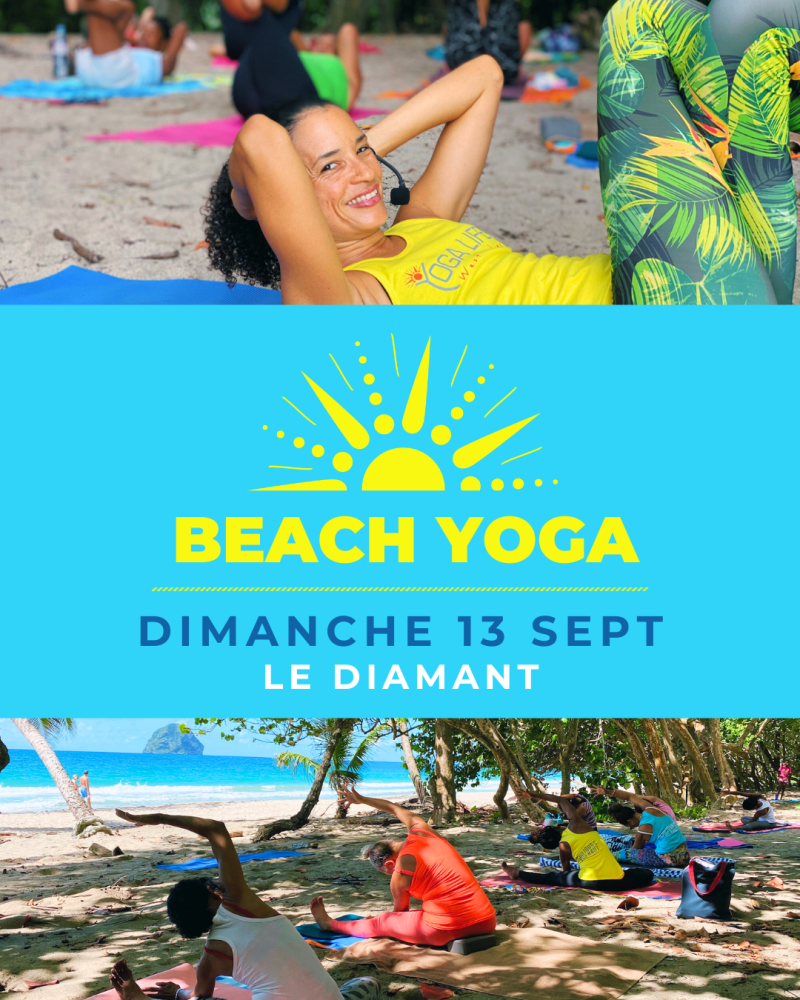 Beach Yoga - Affiche
