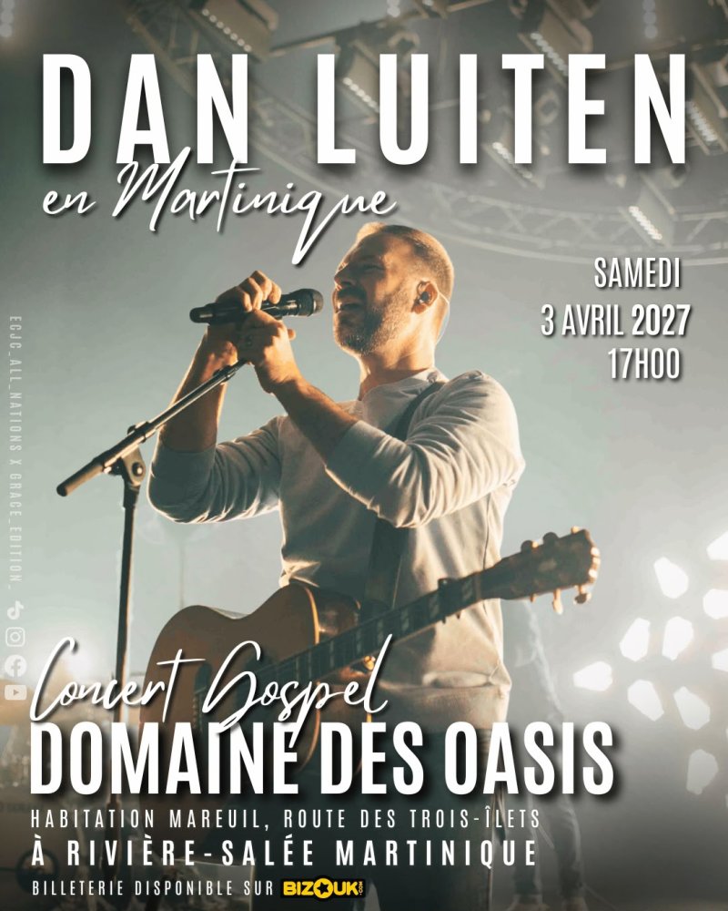 Dan Luiten En Martinique - Affiche