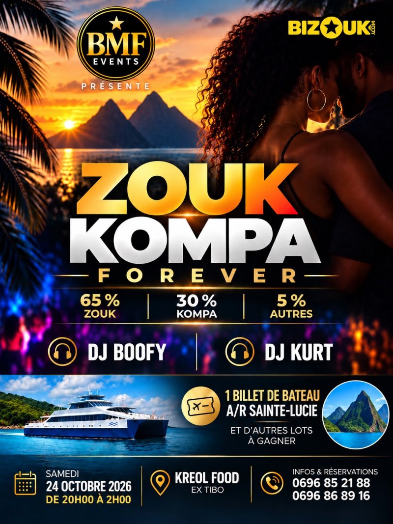 Zouk Kompa Forever - Affiche