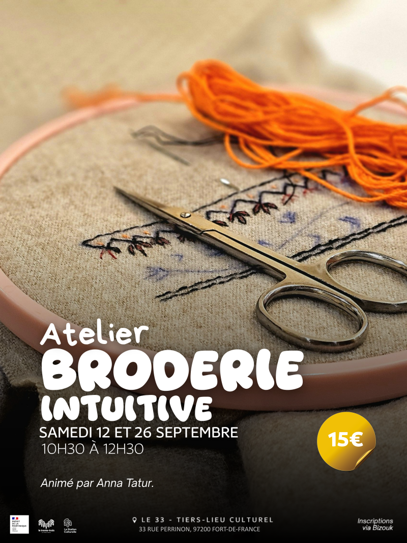 Atelier Broderie Intuitive - Affiche