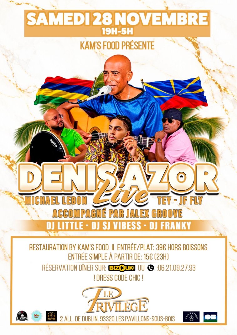 Denis Azor En Live 🇲🇺🇷🇪(Alalila)
