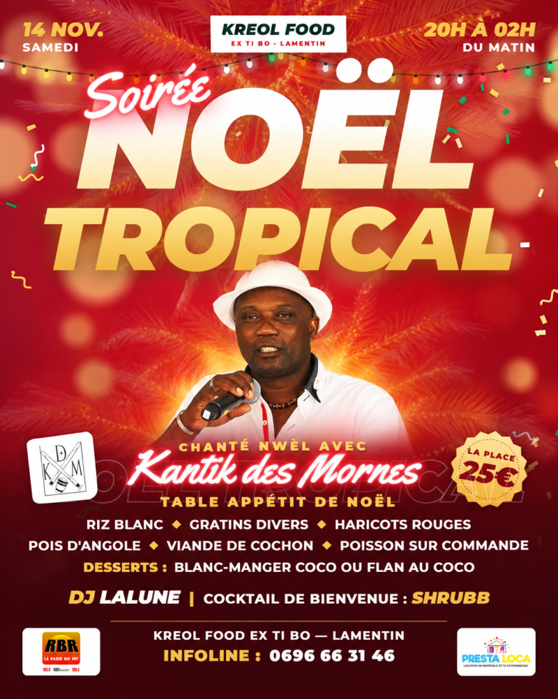 Soirée Noël Tropical