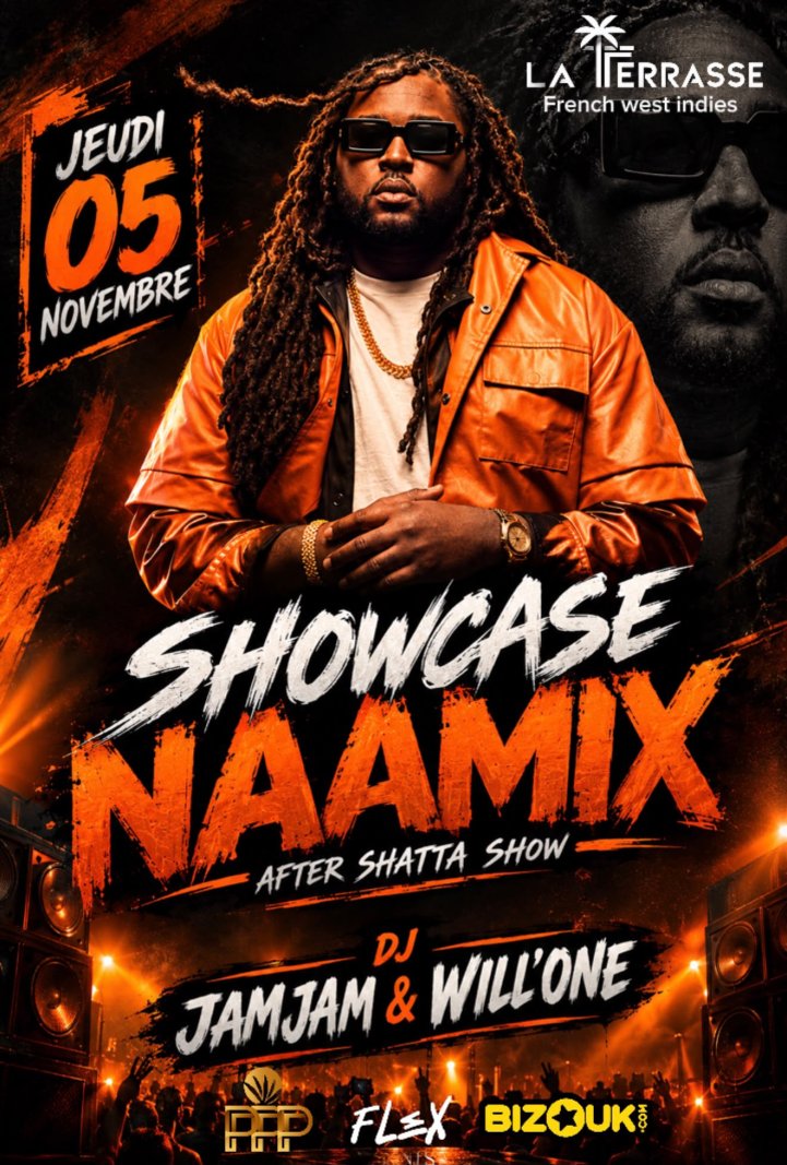  Showcase Naamix, Dj Jamjam X Dj Will’One - Affiche