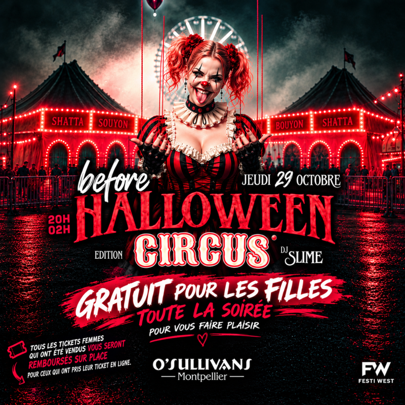 Befor Halloween Édition Circus