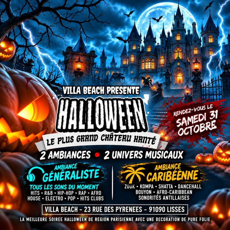 🎃👻 Halloween 2026 👻🎃 🏰🕸️ Le Plus Gros Château Hanté De Paris Et De La Région Parisienne ! 🕸️