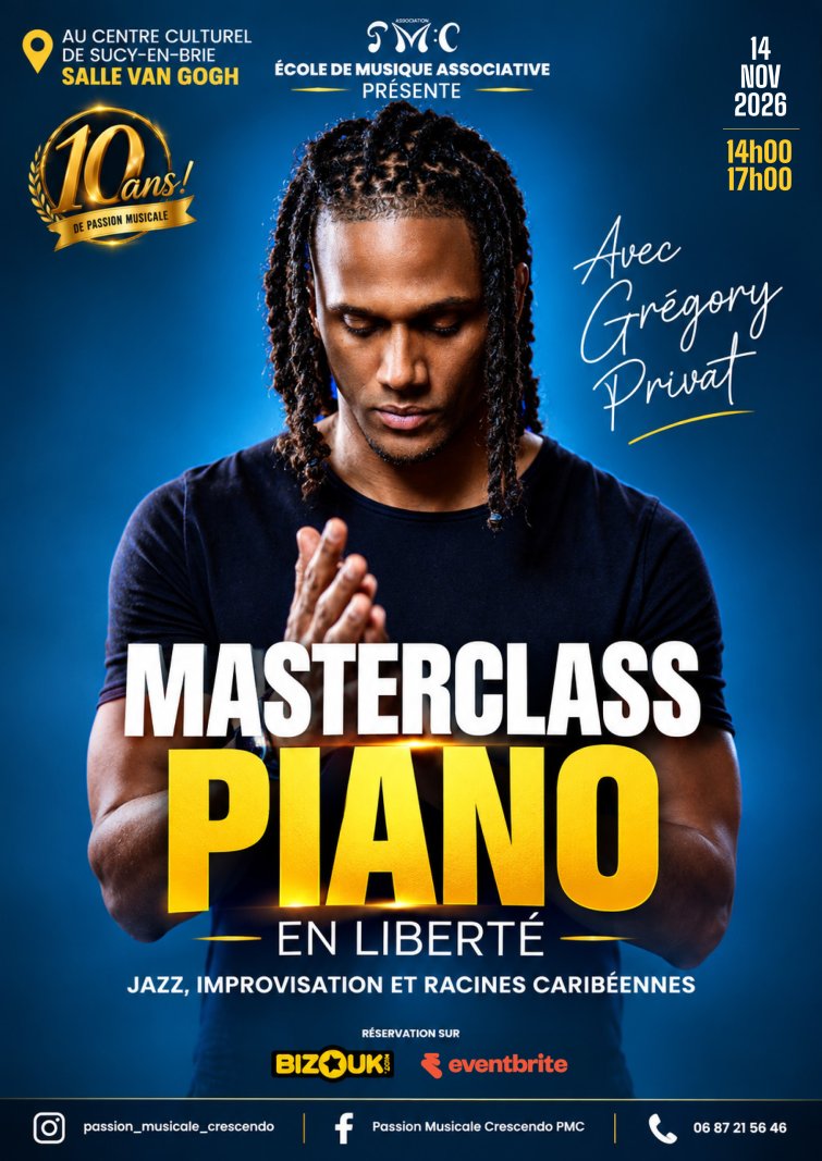 Master Class Piano -- Grégory Privat