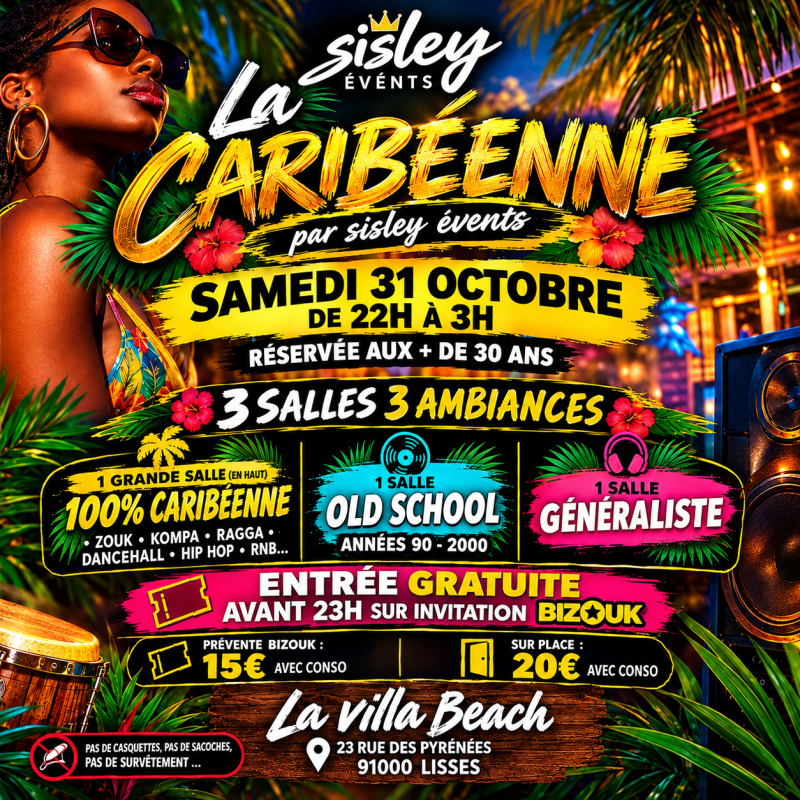 La Caribéenne - Affiche