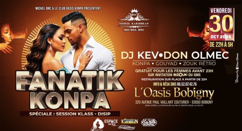 ❤️‍🔥fanatik Konpa🇭🇹 - Affiche