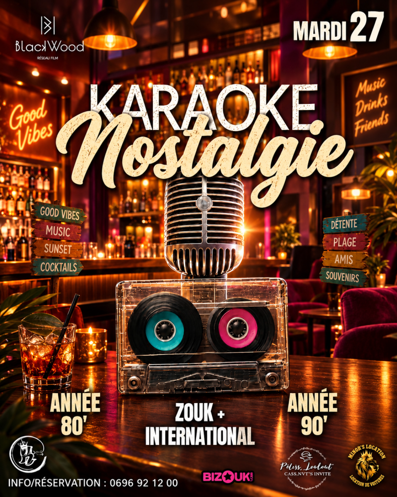 Karaoké Spécial Nostalgie  - Affiche