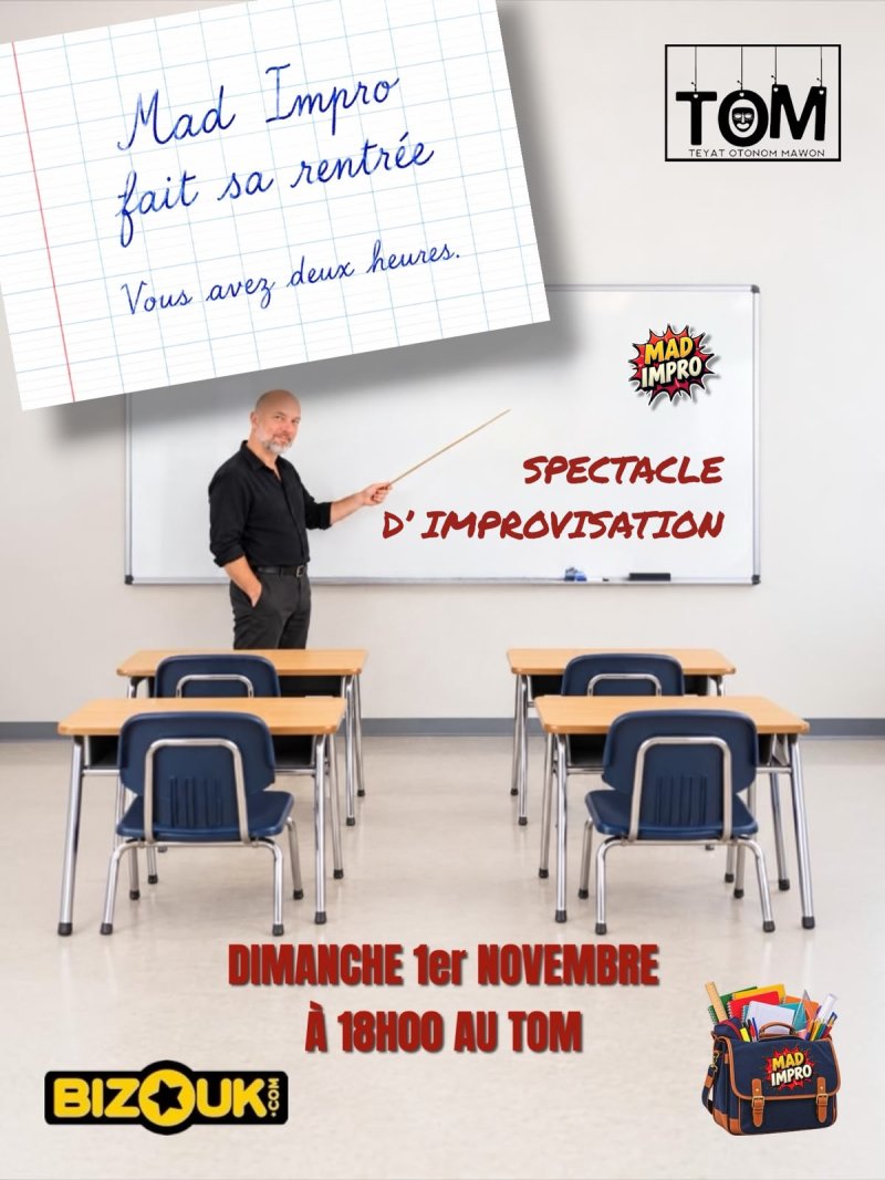 Mad'Impro Fait Sa Rentrée ! - Affiche