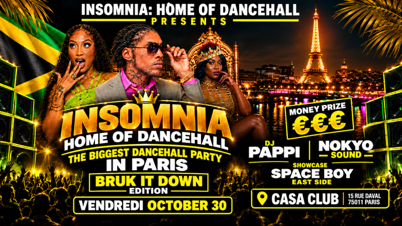 La Plus Grosse Soirée Dancehall  - Affiche