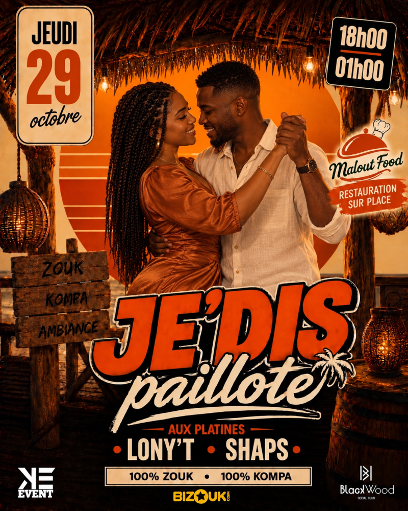 Je´dis Paillote - Affiche