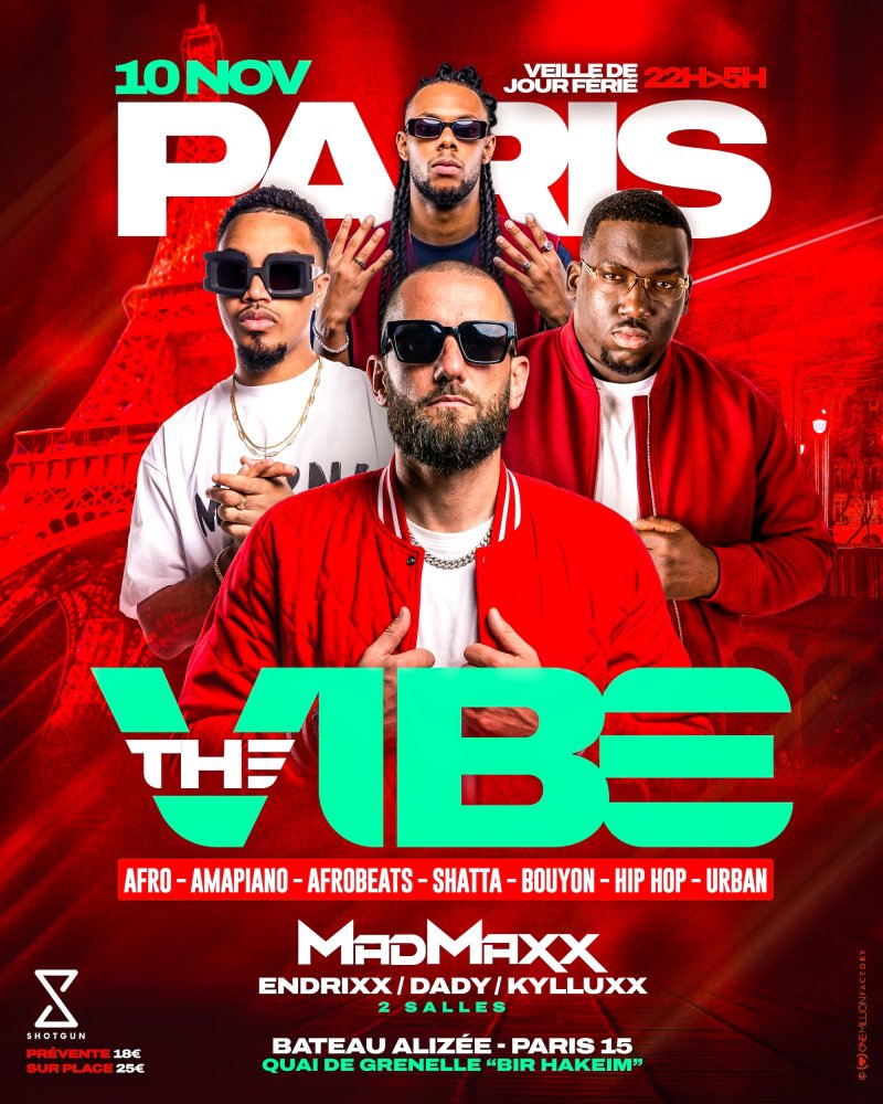 The Vibe - Paris - Alizé - Veille Férié - Affiche