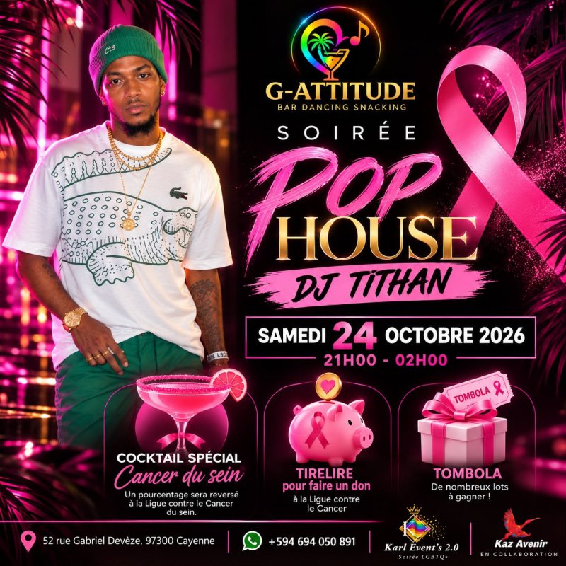 Soirée Pop House - Affiche