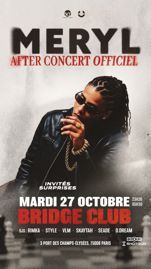 Meryl After Concert Officiel - Affiche