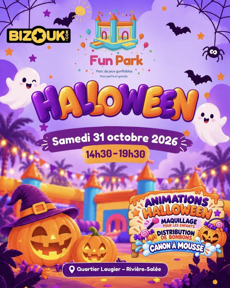 Halloween À Fun Park - Affiche