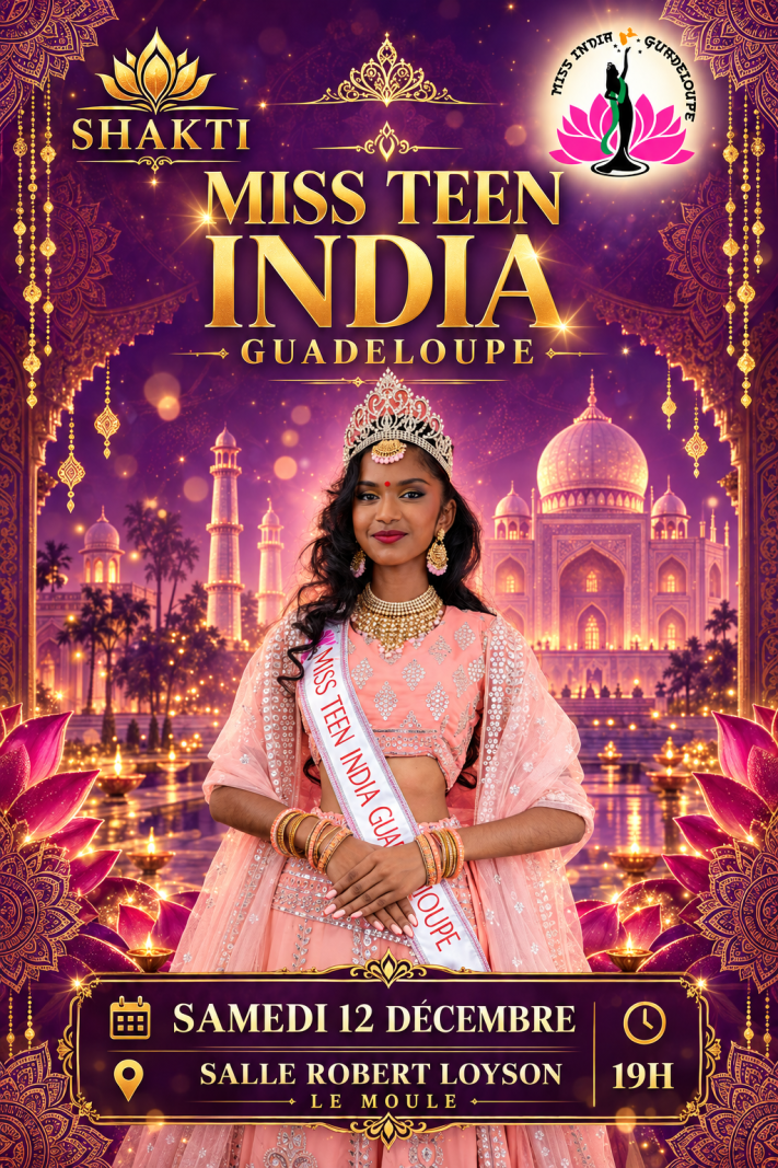 Miss Teen India Guadeloupe - Affiche