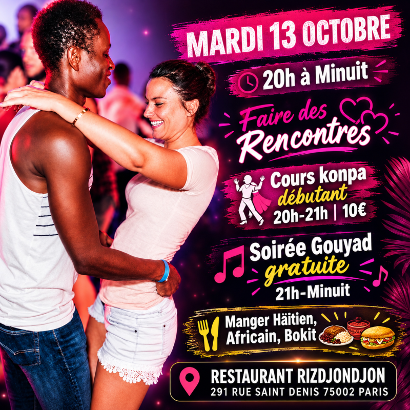  Cours Gouyad  | Soirée Gouyad| Manger - Affiche